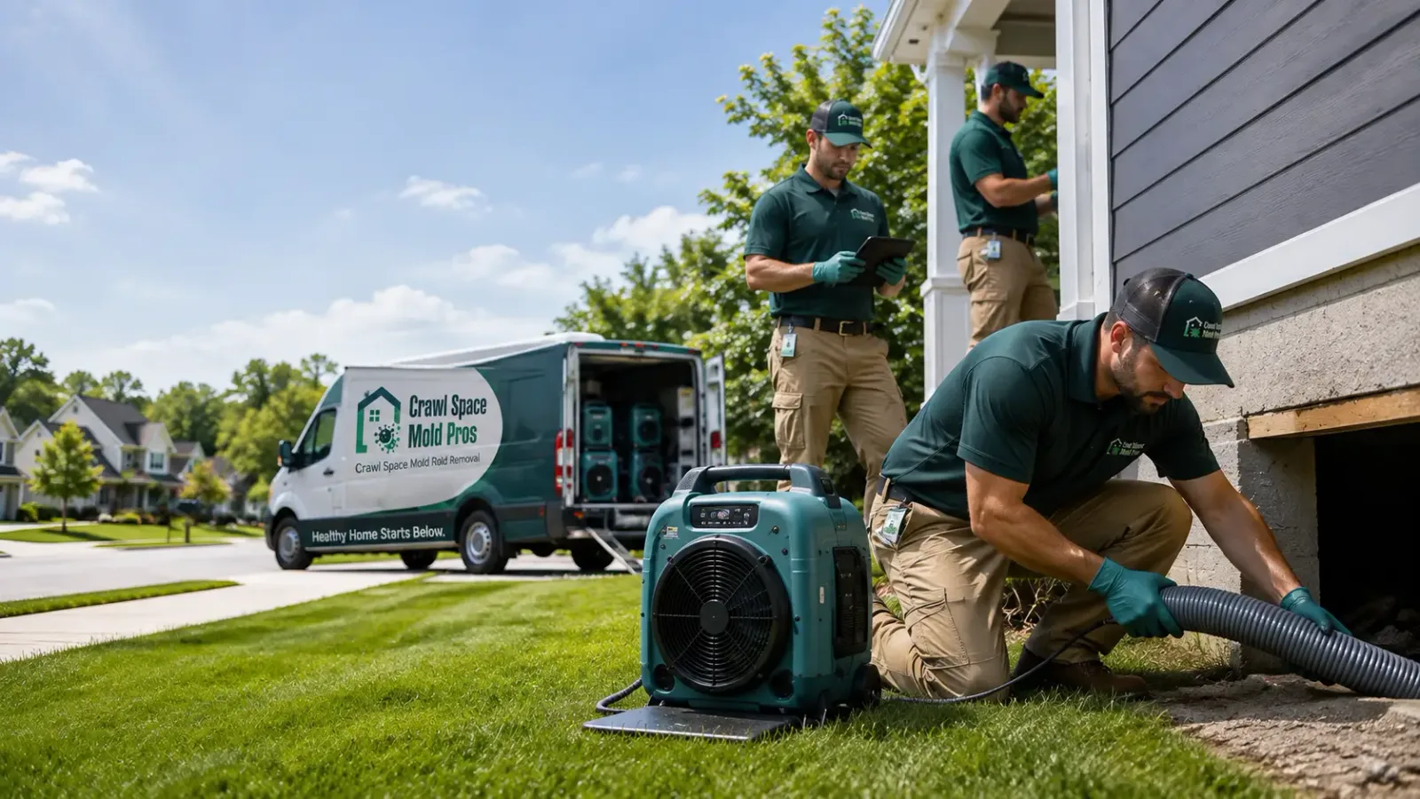 Crawl Space Mold Removal in Durango, IA